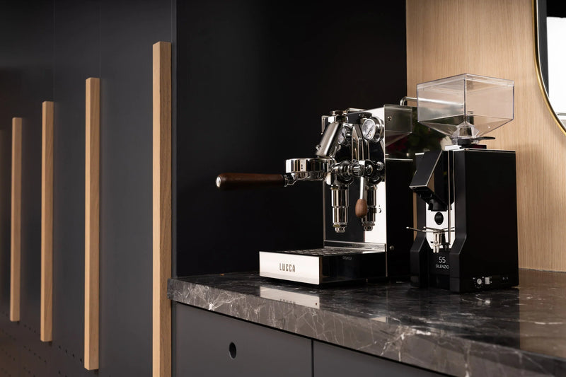 The LUCCA Solo is the Best Espresso Machine for Iced Lattes