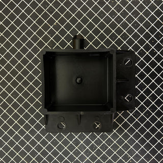 ECM drip tray drain pan replacement part shown in a black mounting frame.