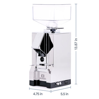 Eureka Mignon Silenzio Espresso Grinder dimensions knockout