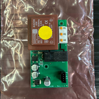Eureka Atom main board module with brown housing mounted on a green circuit board