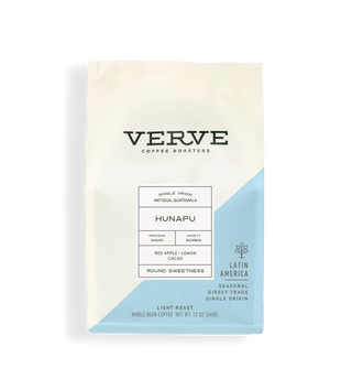 Guatemala Hunapu Misto coffee bag from Verve Coffee Roasters