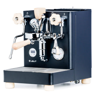 Lelit Bianca Flow Control, Dual Boiler, Espresso Machine, in Matte Black, from Clive Coffee, knockout