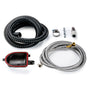 LUCCA A53 Pro Direct Plumb Kit with a black coiled water line, braided hose, and fittings on white background.
