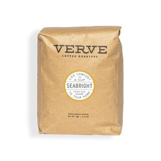 Seabright House Blend bag featuring Verve branding and a circular Seabright label on a plain backdrop.