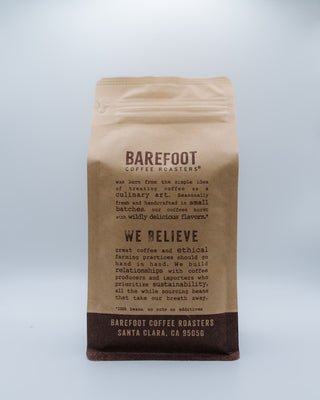 Cerberus packaging close up on a brown bag showing the logo and label artwork.