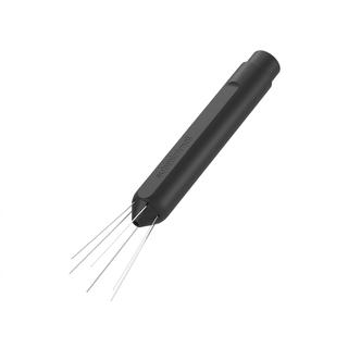 Subminimal Flick WDT handheld tool with multiple thin metal prongs at the tip