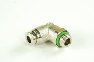 Lelit elbow fitting 1/8 to quick release with green gasket