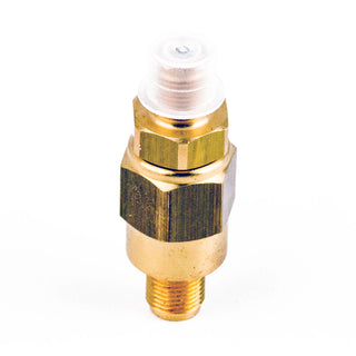 Brass 1/8 inch check valve for backflow prevention in Profitec ECM espresso machines