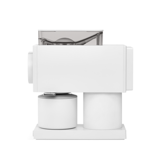 Fellow Ode Brew Grinder Gen 2  in white, side, from Clive Coffee  - knockout