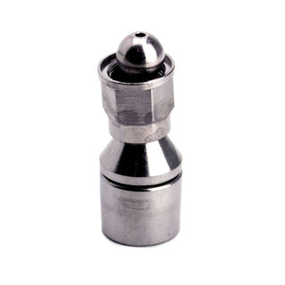 Chrome hot water tap nozzle for La Spaziale S1 espresso machine