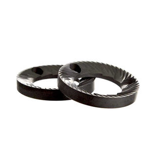 Pair of 55mm replacement burr rings for Eureka Mignon Specialita espresso grinder.