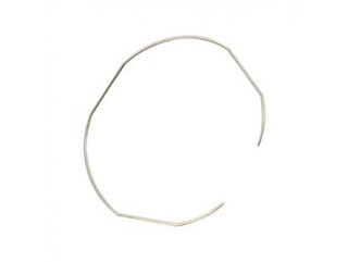 Stainless steel 53 mm filter spring for portafilters, coiled into a circular ring