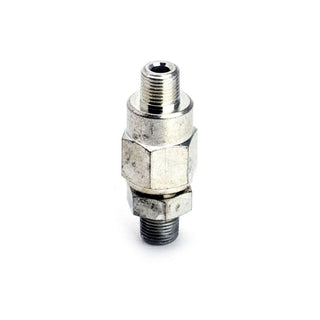 Quick Mill check valve with hexagon body and threaded ends